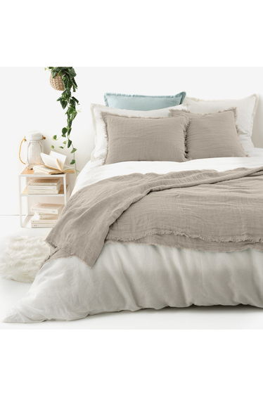 Linange Washed Linen Bedspread