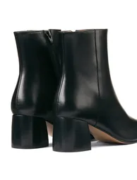 Les Signatures - Leather Heeled Ankle Boots - 2