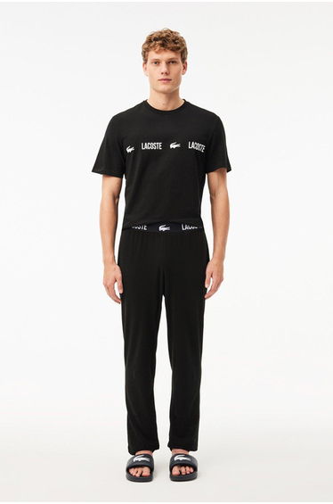 Logo Pyjamas Bottom Black