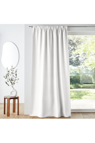 Voda Double-Sided Single Blackout Curtain with Gathered Header
