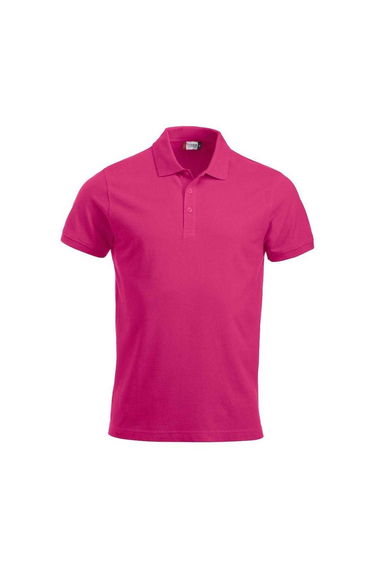 Clique Mens Classic Lincoln Polo Shirt - Bright Cerise