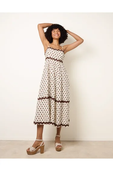 Polka Ric Rac Dress