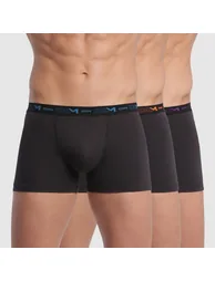 Pack of 3 Stretch Cotton Hipsters - 1