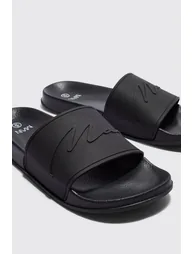Man Script Slider - black