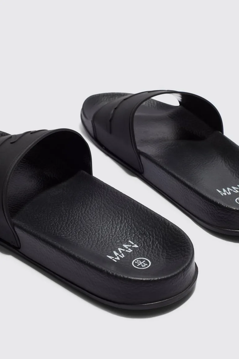 Man Script Slider - black - 2