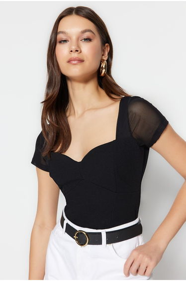 Bodysuit - Black - Slim Fit