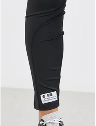Gymspire Edition - Calf Reflective Striped Pocket Detail Leggings - 2