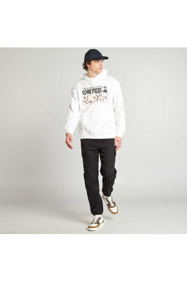 One Piece sweatshirt WHITE