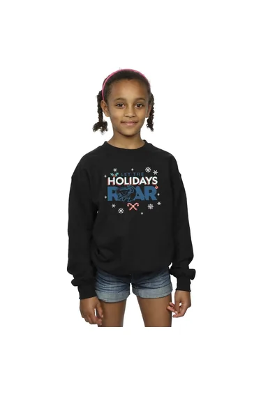 The Lion King Girls Holidays Roar Sweatshirt - Black