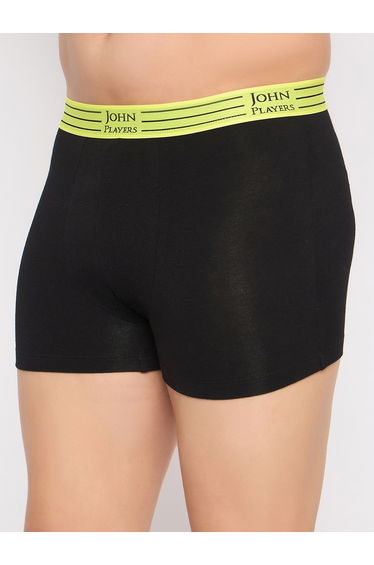 Pack of 2 - Men Cotton Trunks with Striped Waistband