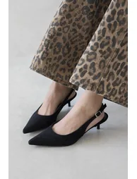 Cuesta Women's Heeled Suede Shoes - 1