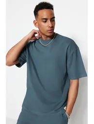 T-Shirt - Blue - Relaxed fit - 1
