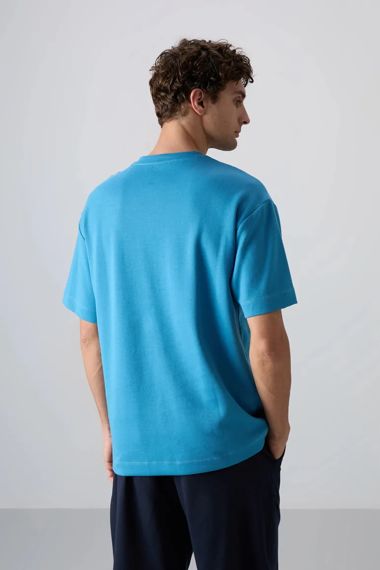 TOMMY Oversized Cotton-Blend Crew Neck T-Shirt - 4