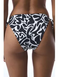 PENTI Tint Zebra Print Tie Bikini Bottom - 2