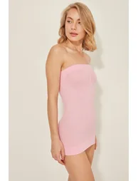 Strapless Patterned Undershirt - 2