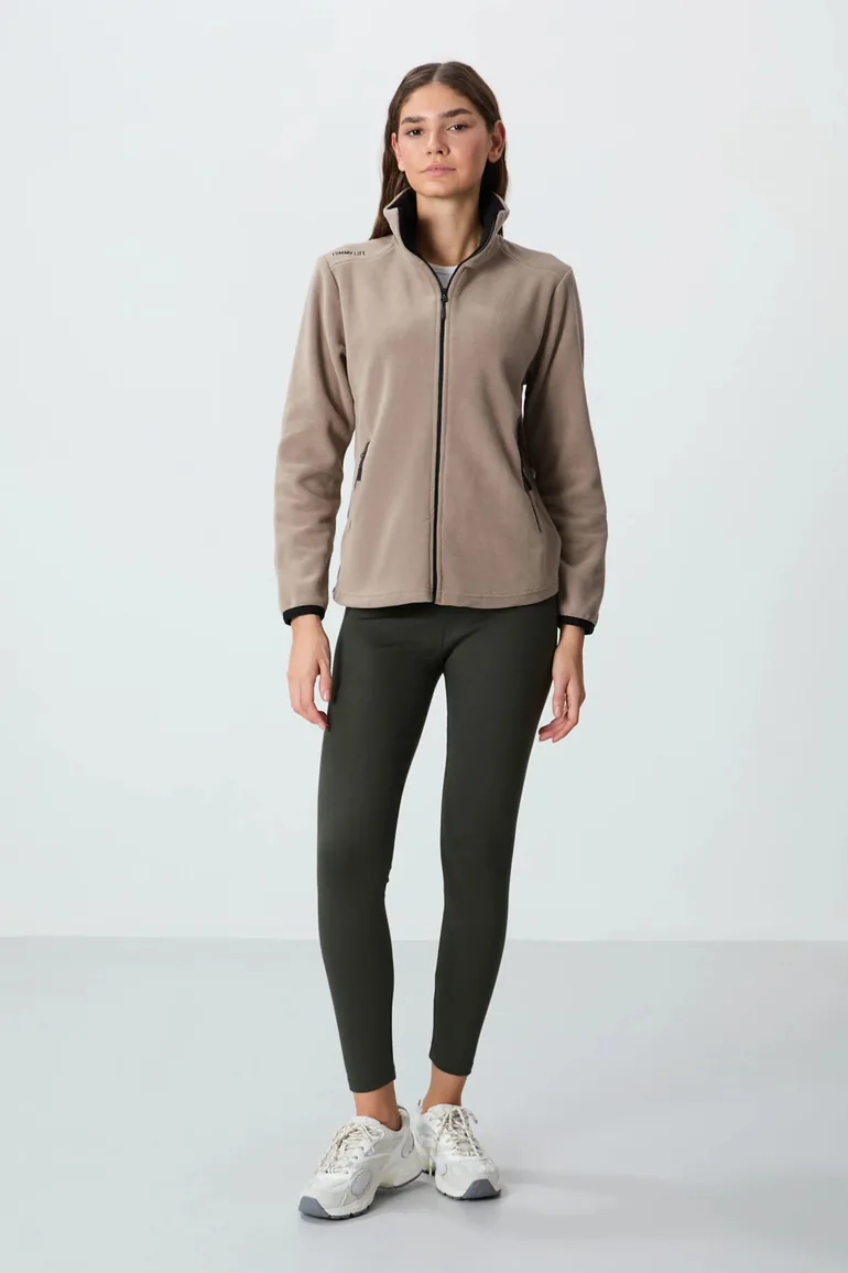 TOMMY Women's Plush Zip-Front Sweatshirt - 5