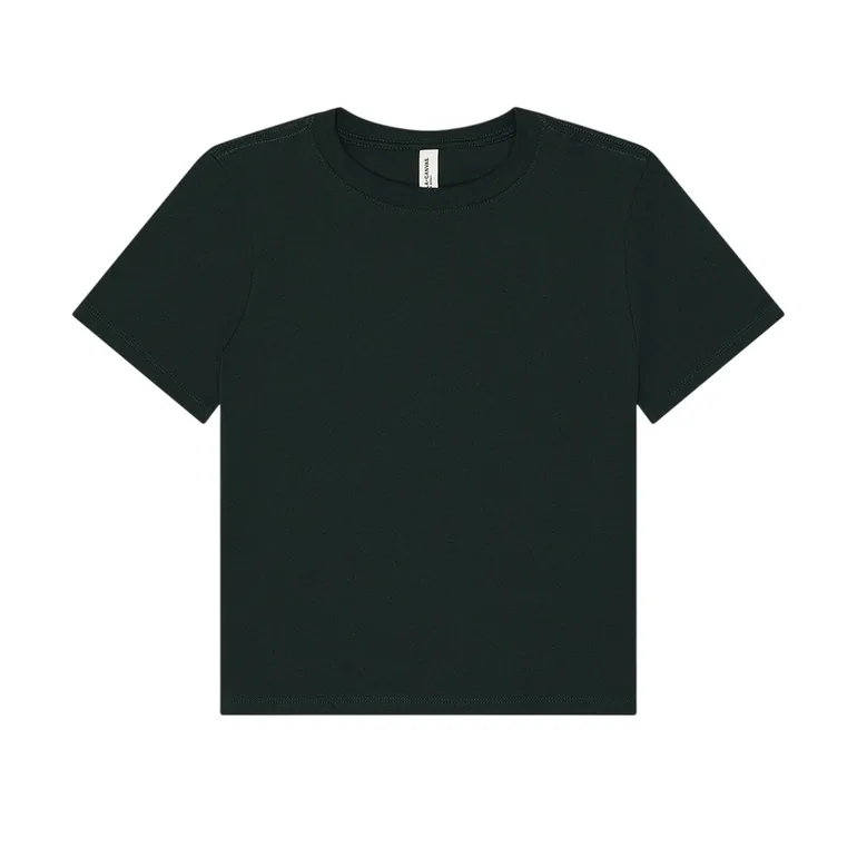 Bella + Canvas Womens/Ladies Heavy Boxy T-Shirt - Forest Green