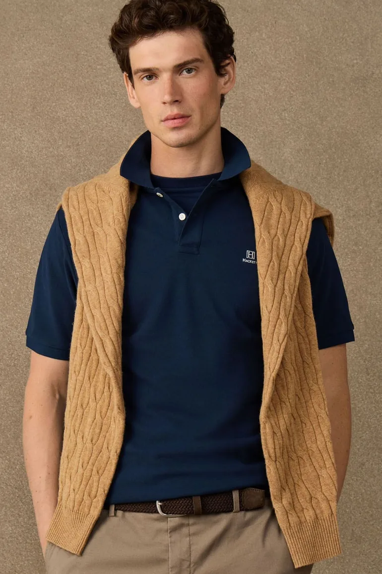 Heritage Small Logo Polo Shirt Navy