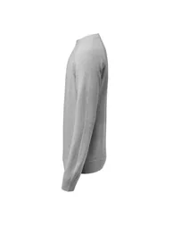 James Harvest Mens Ashland Knitted Raglan Sweatshirt - Grey Melange - 2
