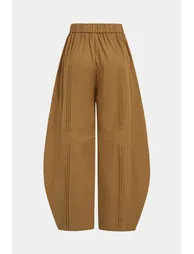 Pleated Wide Leg Pants - 1
