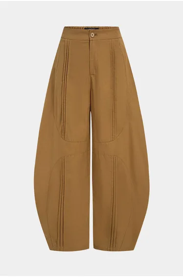 Pleated Wide Leg Pants