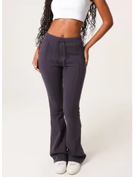 Pin Tuck Jersey Flares - 2