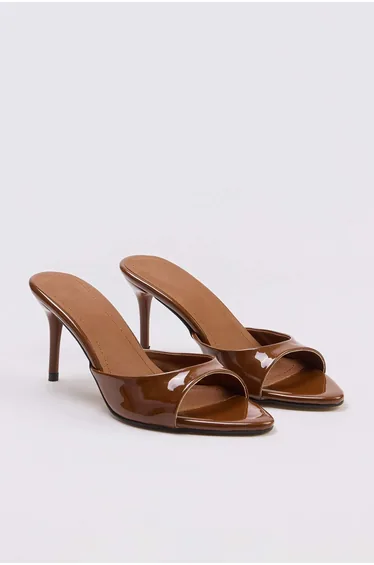 Tile Pointed Toe Kitten Heels Women's 7 cm Heels Slipper