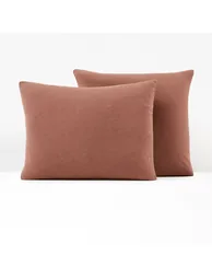 Annaba Two-Sided Washed Linen and Cotton Pillowcase - 2