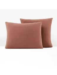 Annaba Two-Sided Washed Linen and Cotton Pillowcase - 1
