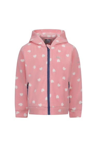 Trespass Girls Breigh Fleece Jacket - Baby Pink