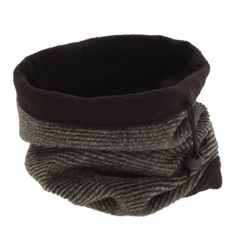 FLOSO Womens/Ladies Multipurpose Fleece Neckwarmer Snood / Hat - Graphite