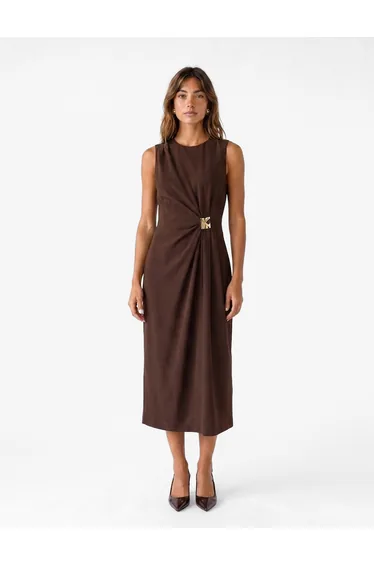 Accessory Detail Maxi Dress
