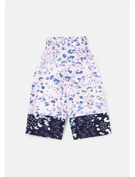 Patti Pink Border Print Trousers - 1