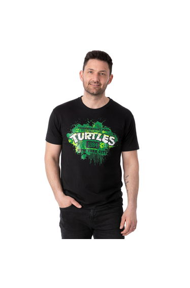 Teenage Mutant Ninja Turtles Mens 1984 New York City T-Shirt - Black