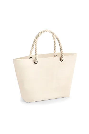 Westford Mill Nautical Beach Bag - Natural