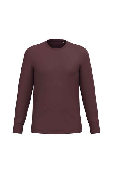 Native Spirit Unisex Adult Spirit Long-Sleeved T-Shirt - Dark Cherry