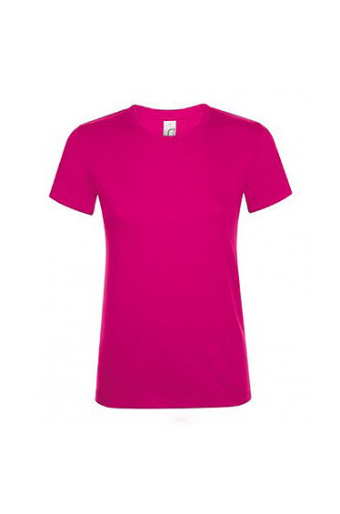 SOLS Womens/Ladies Regent Short Sleeve T-Shirt - Fuchsia