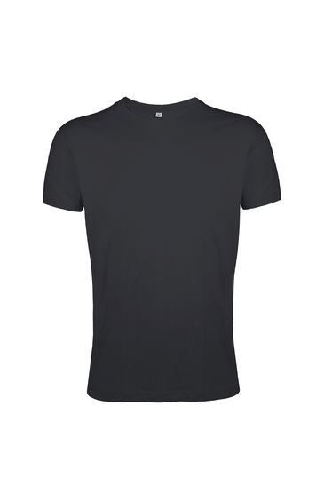 SOLS Mens Regent Slim Fit Short Sleeve T-Shirt - Dark Grey