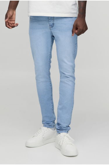 Basic Skinny Fit Jeans - light blue