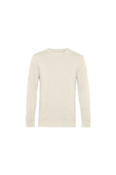 B&C Mens Organic Crew Neck Sweat - Off White