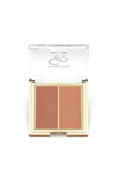 Golden Rose ICONIC BLUSH DUO NO:05 WARM PEARL
