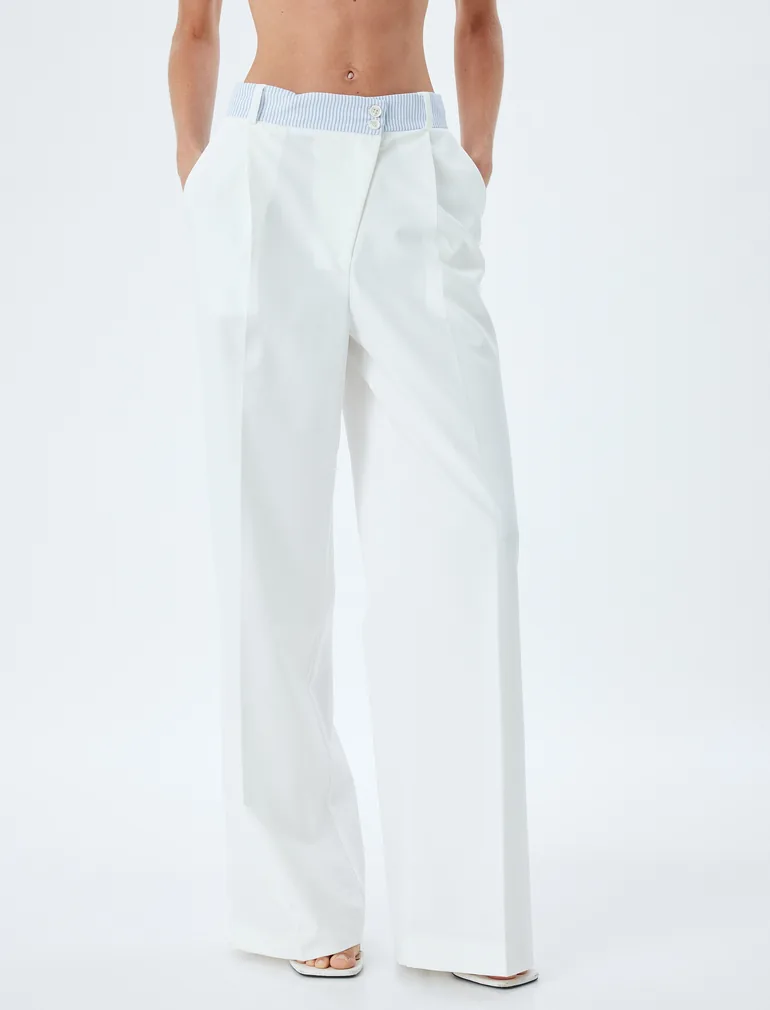Wide Leg Pants - 2