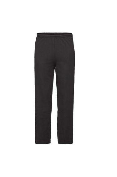 Fruit Of The Loom Mens Lightweight Jog Pant / Jogging Bottoms - Black