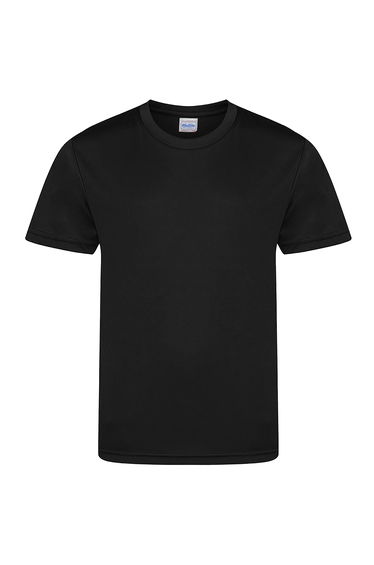 AWDis Childrens/Kids Cool Smooth T-Shirt - Jet Black