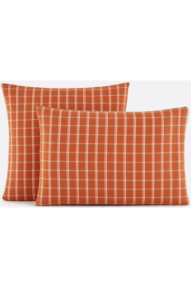 Brieuc Caramel Pillowcase in Cotton