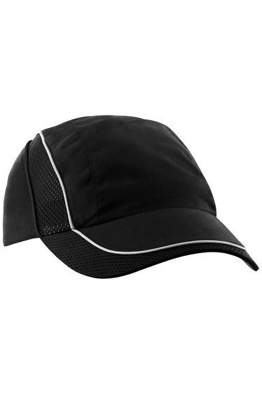 Beechfield Coolmax® Flow Mesh Baseball Cap / Headwear - Black