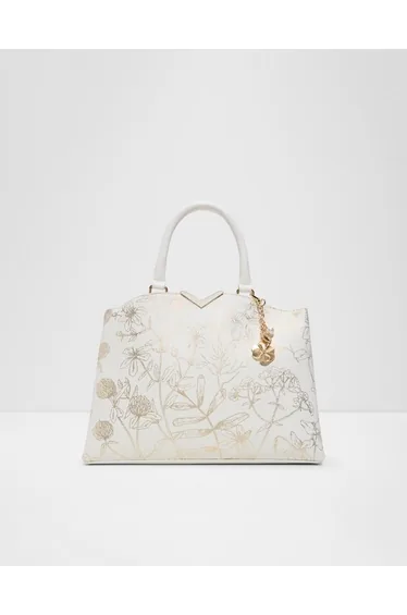 حقيبة كتف الدو باللون الكريمي