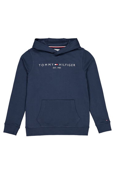Embroidered Logo Cotton Hoodie