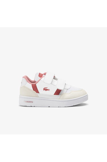 Boy's Lacoste Infants T-Clip Trainers in White
