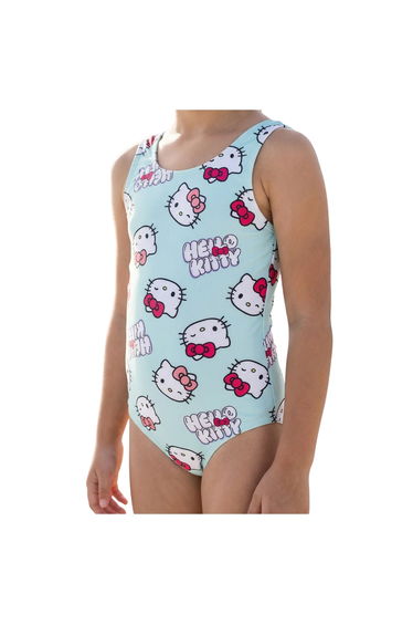 Hello Kitty Girls Character One Piece Swimsuit - Blue